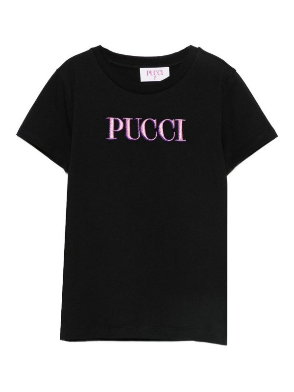 EMILIO PUCCI: t-shirt - T-Shirt Con Logo