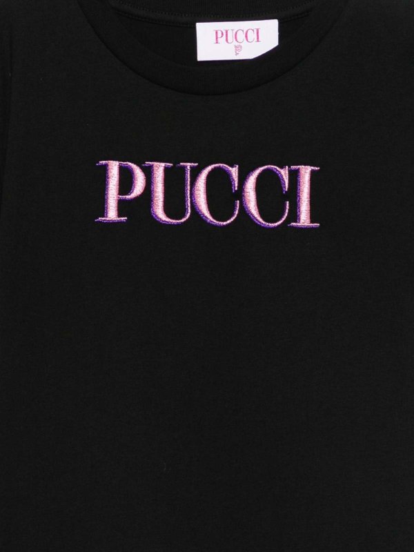 The Best Shops EMILIO PUCCI: t-shirt - T-Shirt Con Logo