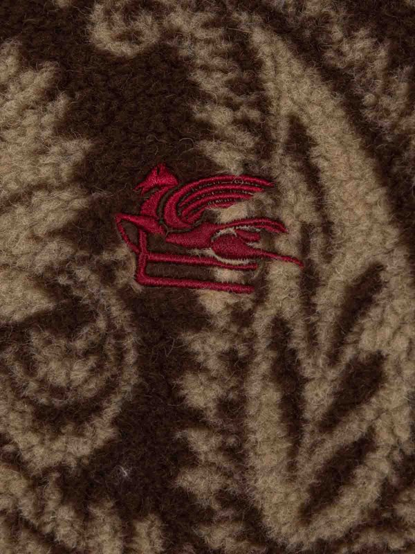 The Best Shops ETRO: Felpe e maglie - Felpa In Pelliccia Con Stampa Paisley