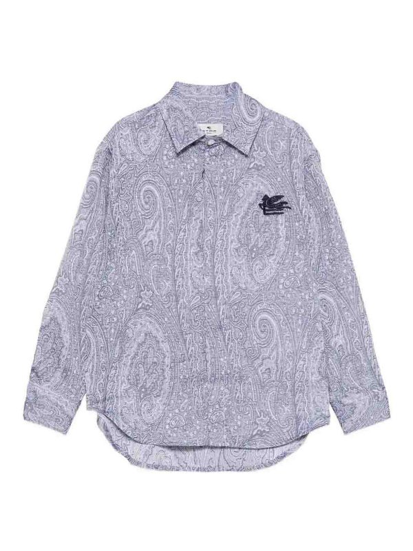 ETRO: Chemises - Chemise - Bleu