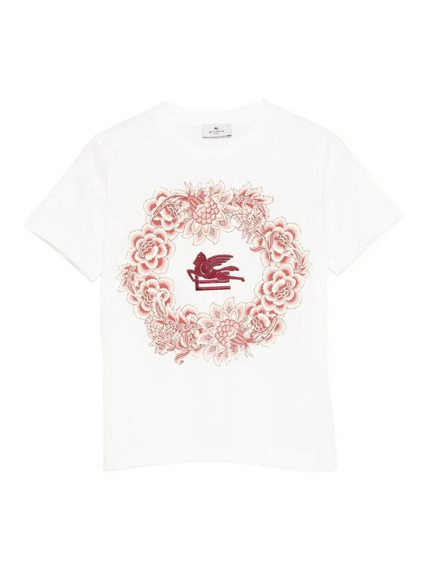ETRO: T-shirts - T-Shirt - Crème