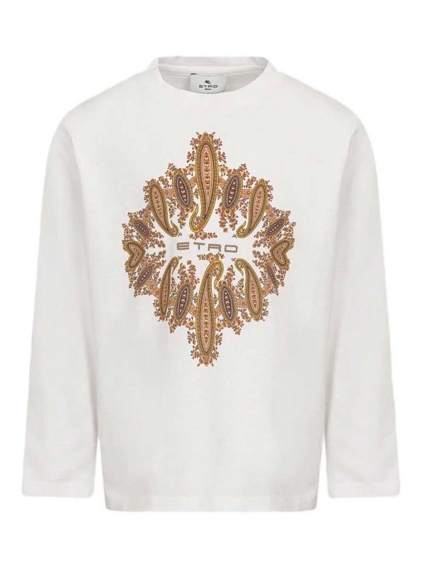 ETRO: T-shirts - T-Shirt - Crème