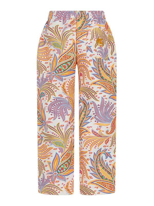 ETRO: casual trousers - Printed Trousers