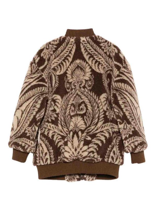 ETRO: Bombers online - Bomber - Marron