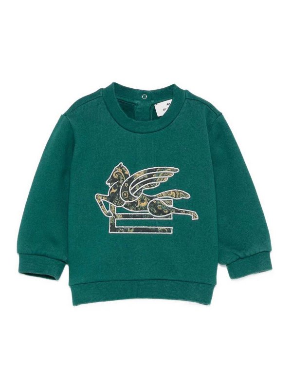 ETRO: Sweatshirts & Sweaters - Sweatshirt With Embroidery