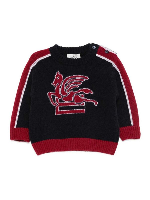 ETRO: クルーネック - クルーネック - ブルー