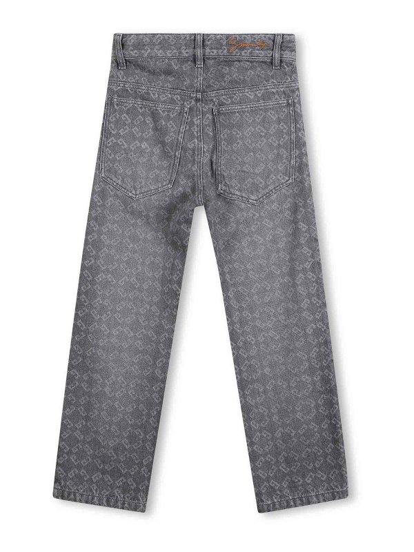 GIVENCHY: straight leg jeans online - Jeans With Logo