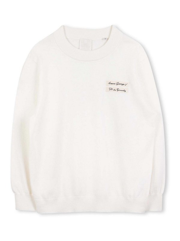 GIVENCHY: Sweatshirts und Pullover - Sweatshirt - Weiß