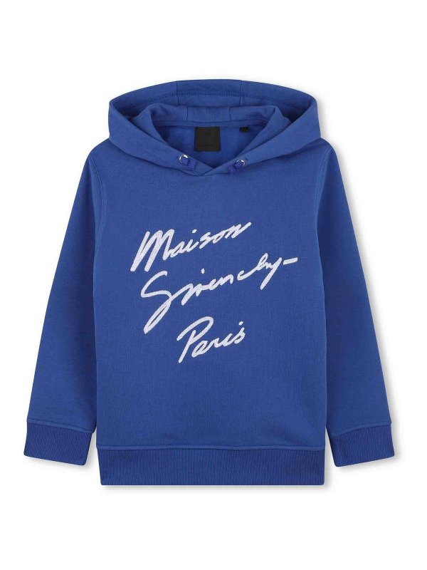 GIVENCHY: Sweatshirts und Pullover - Sweatshirt - Blau