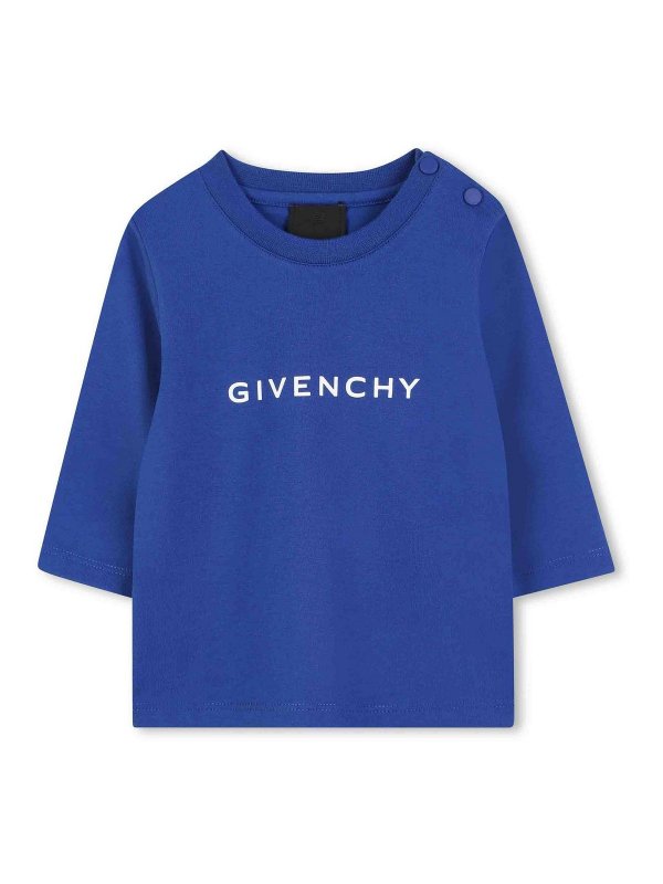 GIVENCHY: Tシャツ - Tシャツ - ブルー