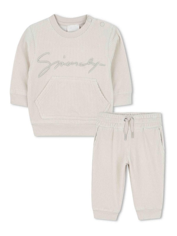 GIVENCHY: jumpsuits - 2 Piece Set With Logo