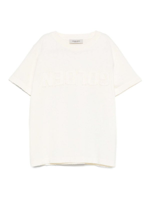 GOLDEN GOOSE: T-shirts - T-Shirt - Blanc