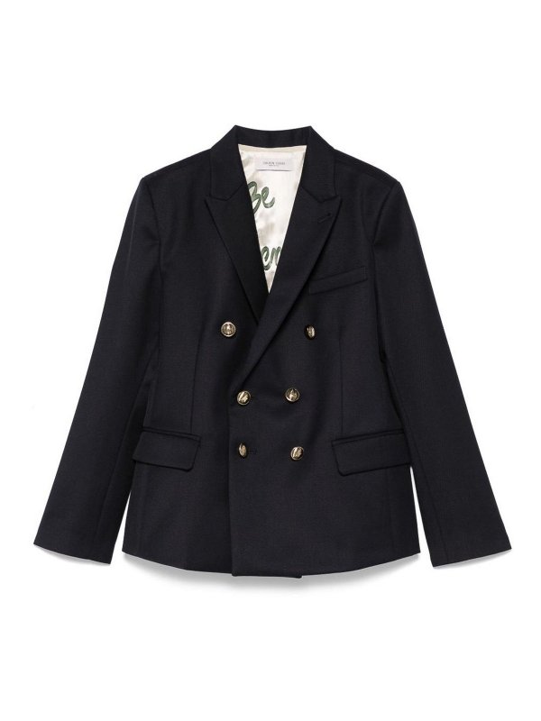 GOLDEN GOOSE: Blazer - Blazer - Blau