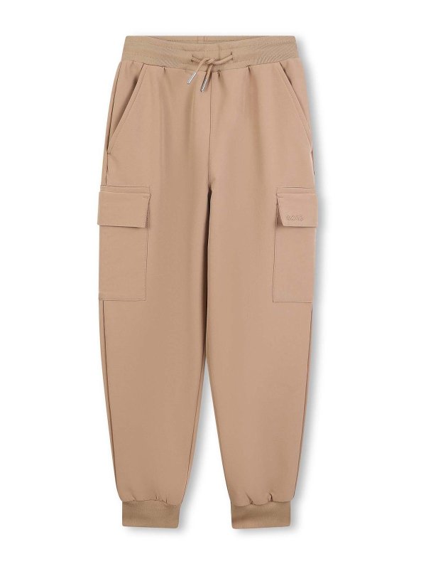 Hugo Boss: Pantalons de survêtement  - Pantalons De Sport - Beige