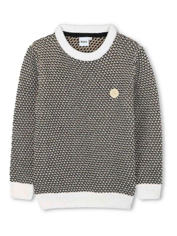 Hugo Boss: クルーネック - クルーネック - 黒