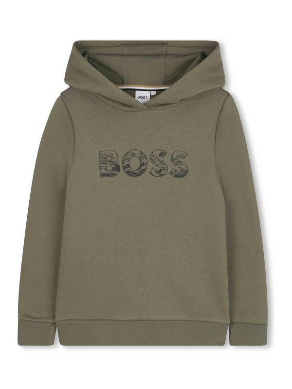 Hugo Boss: Sweatshirts & Sweaters - Hooded Sweatshirt