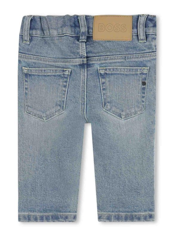 Hugo Boss: straight leg jeans online - Jeans With Logo