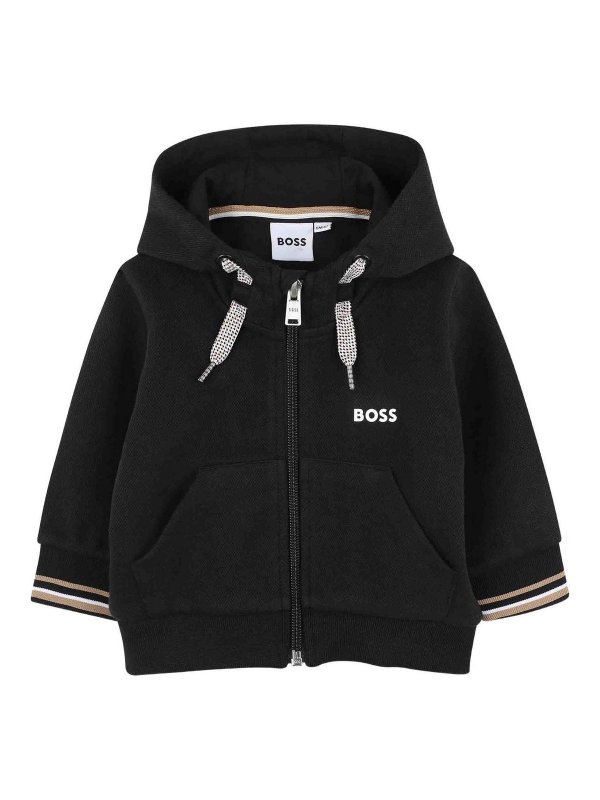 Hugo Boss: Sweatshirts und Pullover - Sweatshirt - Schwarz