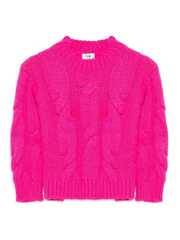 Il Gufo: crew necks - Braided pull