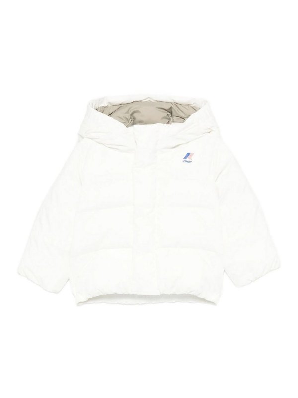 K-WAY: Kurze Daunenjacken - Daunenjacke - Weiß