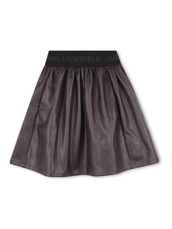 KARL LAGERFELD: Knee length skirts & Midi - Skirt With Logo