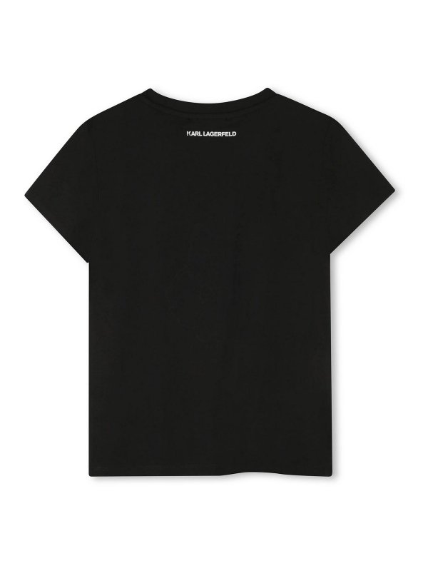 KARL LAGERFELD: t-shirt online - T-Shirt Con Applicazioni