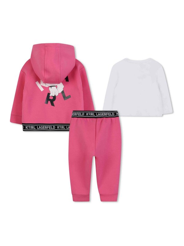 KARL LAGERFELD: jumpsuits online - 3 Piece Set With Logo