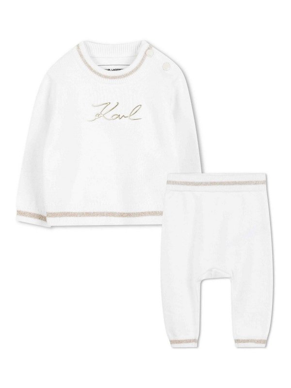 KARL LAGERFELD: Jumpsuits - Jumpsuit - Creme