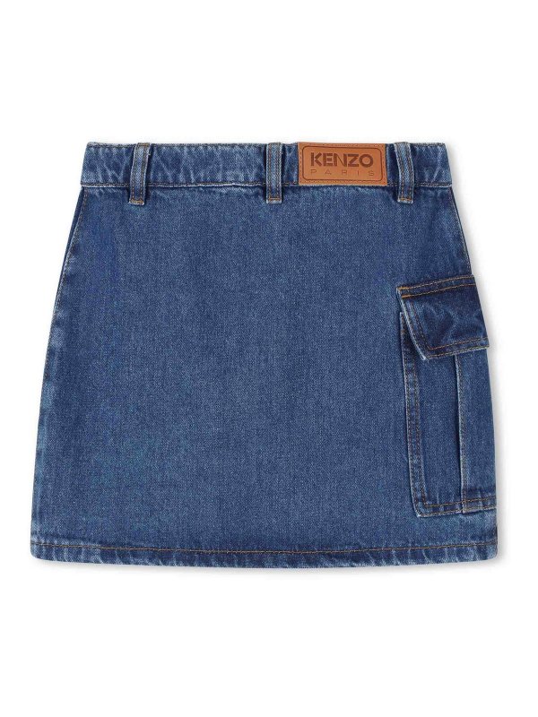 KENZO: Knee length skirts & Midi online - Denim skirt