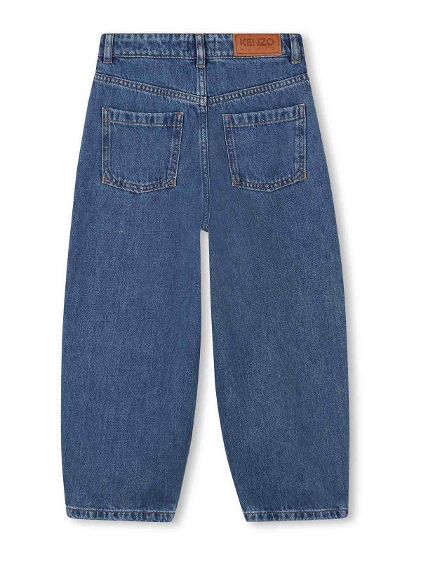 KENZO: Jeans à jambe droite online - Jean Droit - Bleu