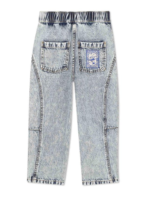 KENZO: Jeans à jambe droite online - Jean Droit - Gris