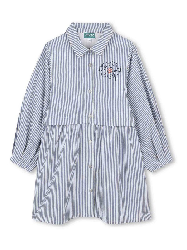 KENZO: Knee length skirts & Midi - Striped Dress