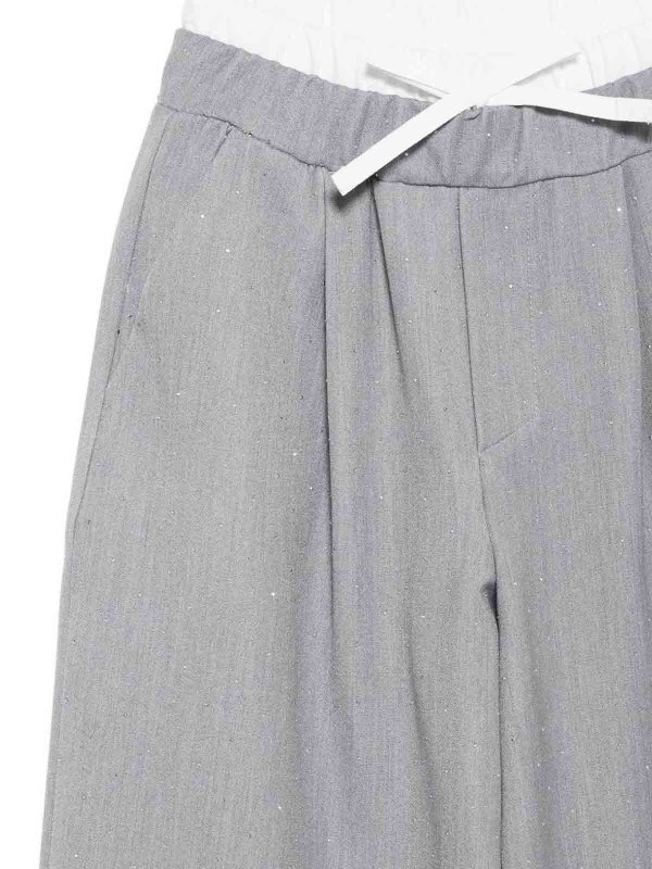 The Best Shops LULU BY MISS GRANT: Pantalones casual - Pantalón Casual - Gris