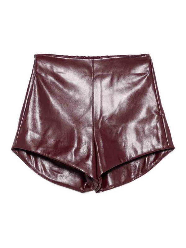 LULU BY MISS GRANT: Shorts - Shorts - Rojo Oscuro