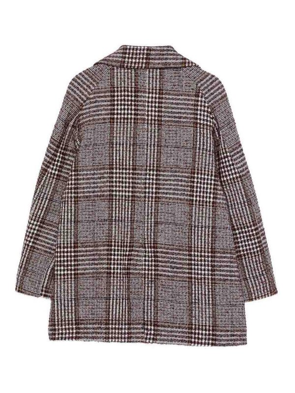 LULU BY MISS GRANT: cappotti al ginocchio online - Cappotto A Quadri