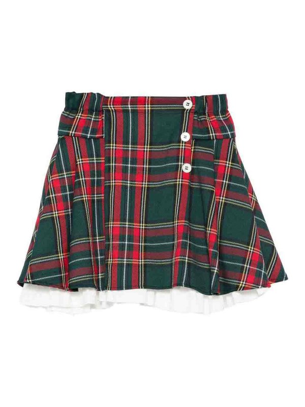 LA STUPENDERIA: ニーレングススカート＆ミディ丈 - 膝丈/ミディスカート - 緑