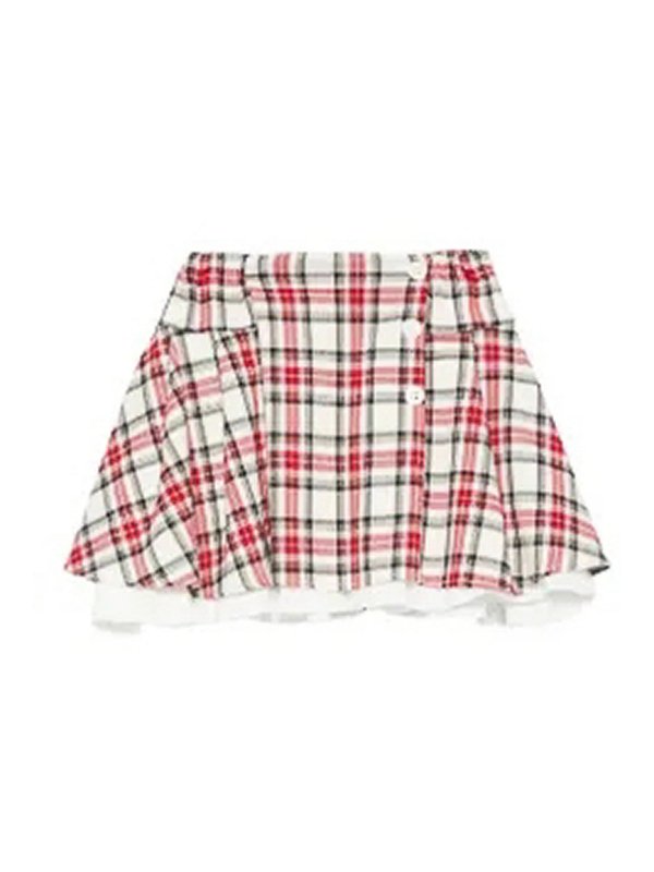 LA STUPENDERIA: ニーレングススカート＆ミディ丈 - 膝丈/ミディスカート - 白