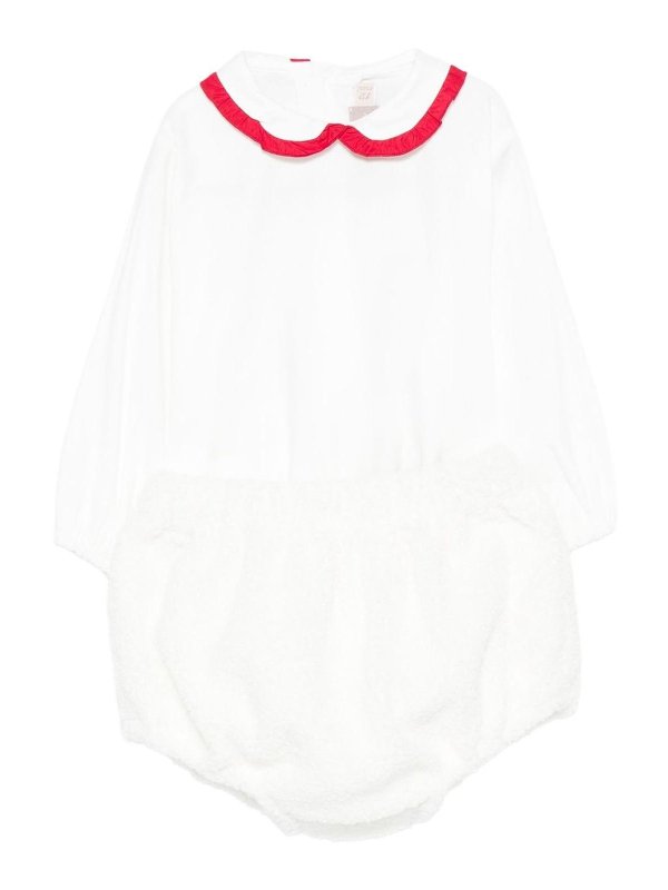 LA STUPENDERIA: ジャンプスーツ - ジャンプスーツ - 白