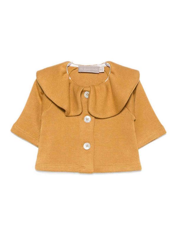 LA STUPENDERIA: cardigans - Cardigan With Collar