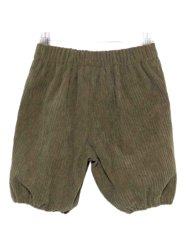 The Best Shops LA STUPENDERIA: casual trousers - Ribbed trousers