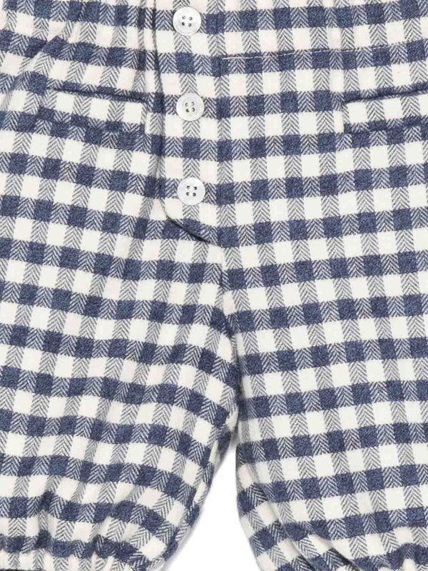 The Best Shops LA STUPENDERIA: casual trousers - Checked Trousers