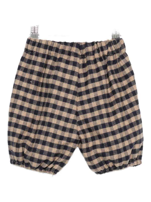 The Best Shops LA STUPENDERIA: Trousers Shorts - Checked Shorts