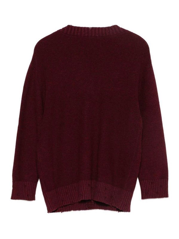LANEUS: Cardigans online - Cardigan - Rouge Brun