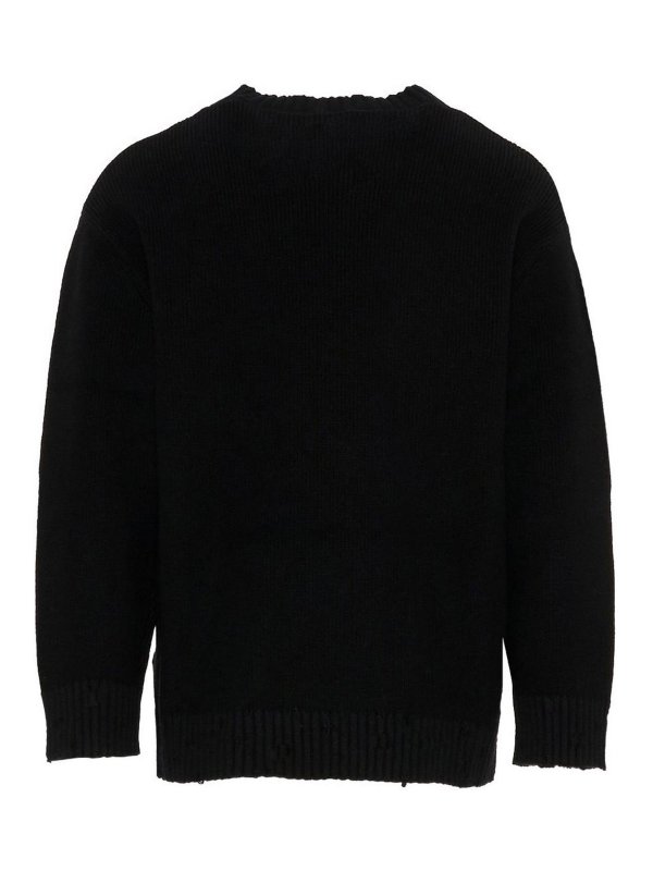 LANEUS: maglia collo rotondo online - Pull Con Logo