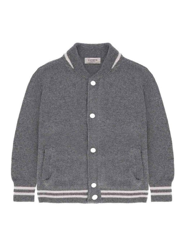 LANEUS: bombers - Knitted Bomber Jacket