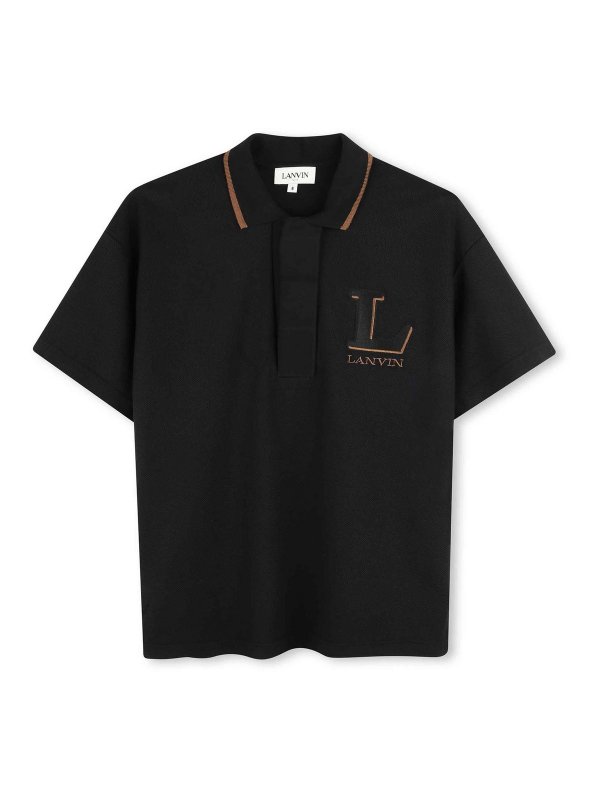 LANVIN: Polos - Polo - Negro