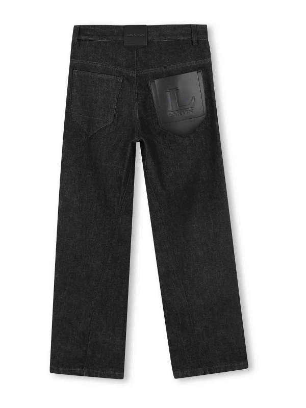 LANVIN: Straight Leg Jeans online - Straight Leg Jeans - Schwarz