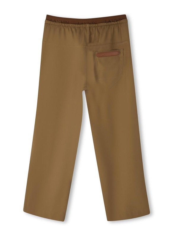 LANVIN: casual trousers online - Trousers With Logo