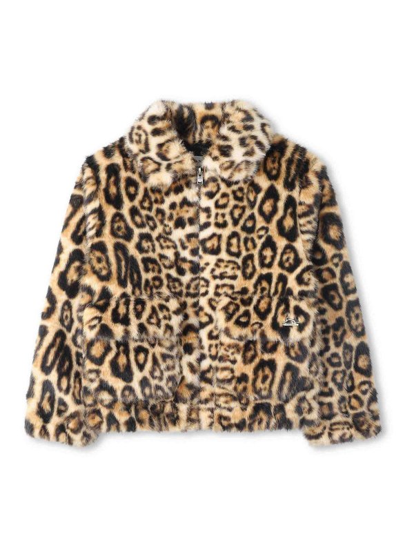 LANVIN: Fur & Shearling Coats - Eco Fur With Logo