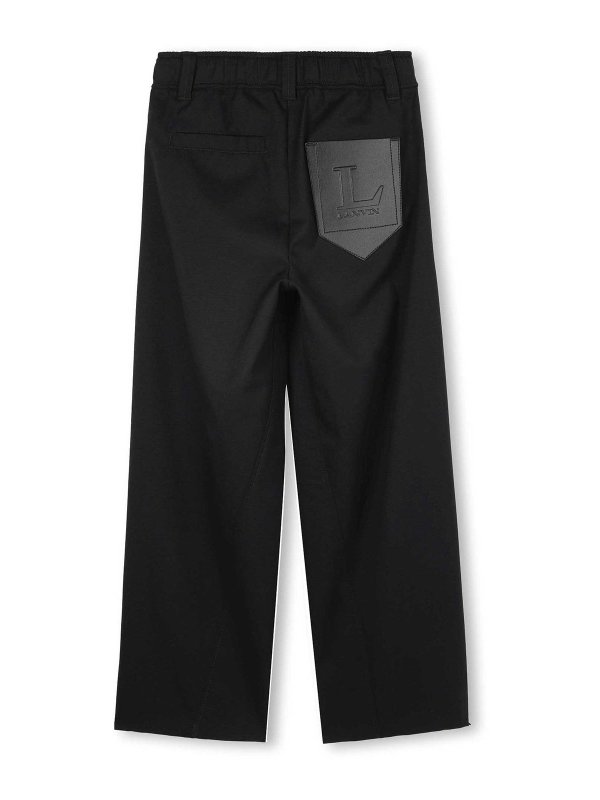 LANVIN: Pantalons casual online - Pantalons Décontractés - Noir